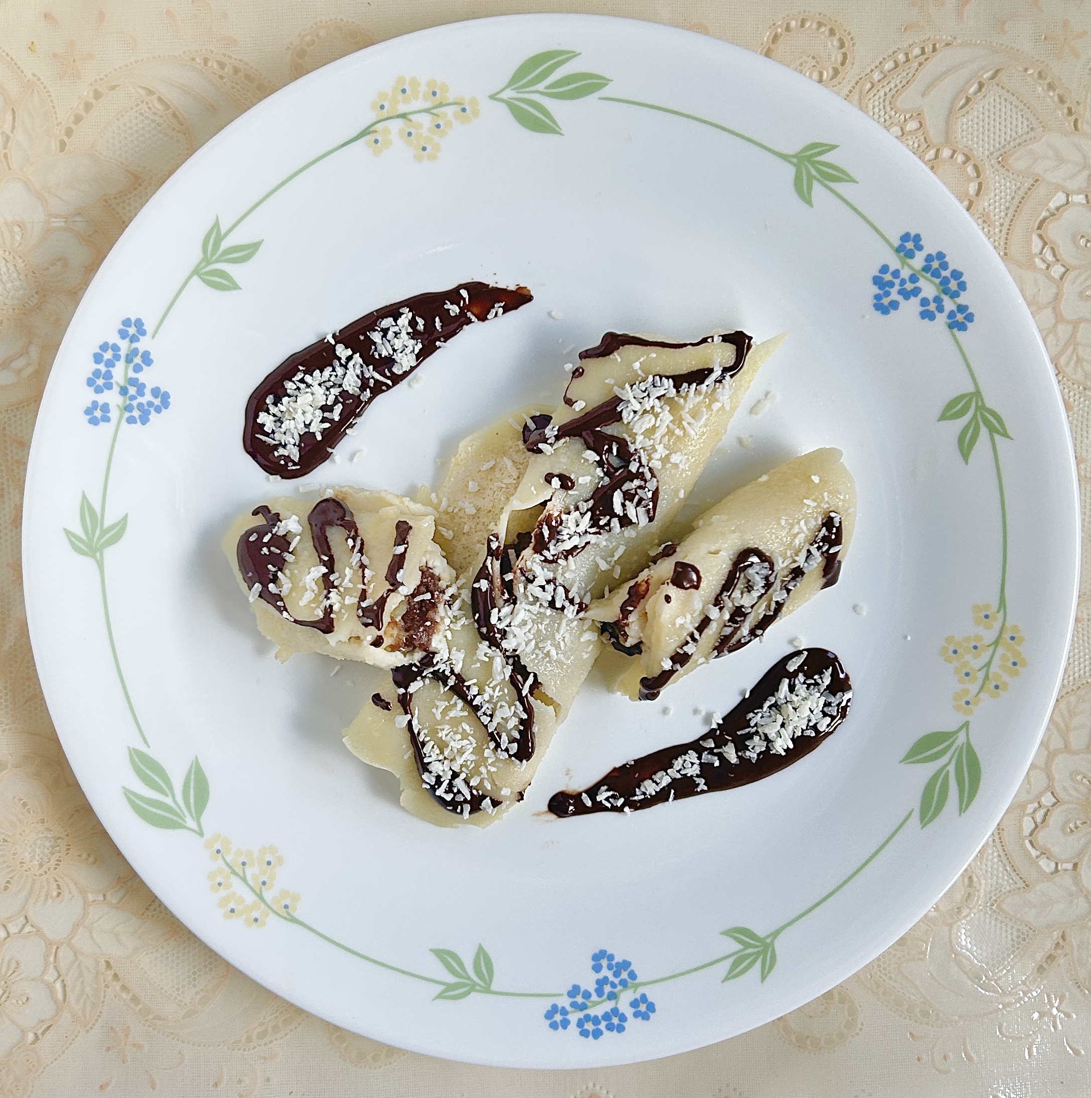 Navina's Chocolate Coconut Pitha