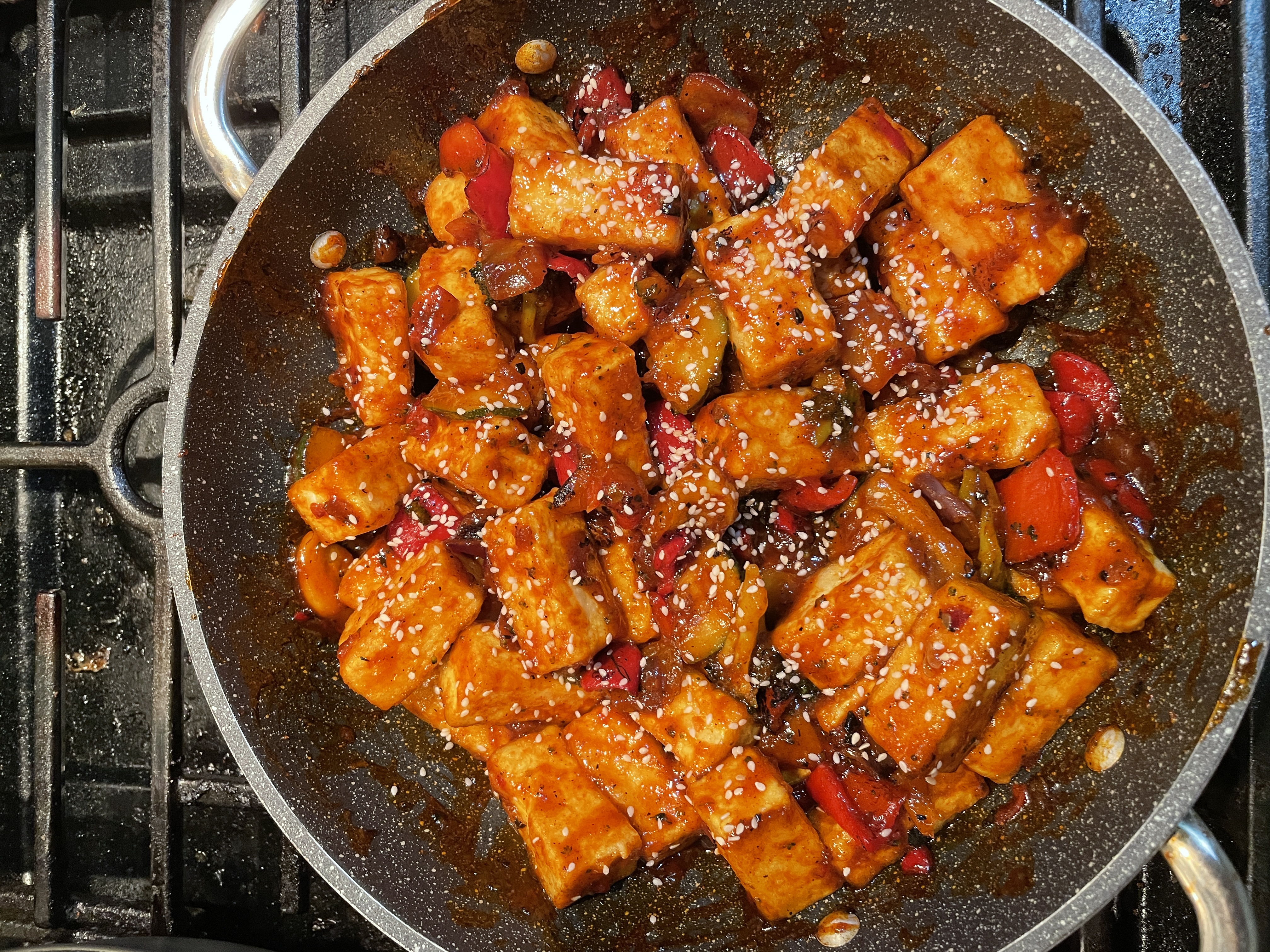 Navina's Spicy Tofu and Veggies