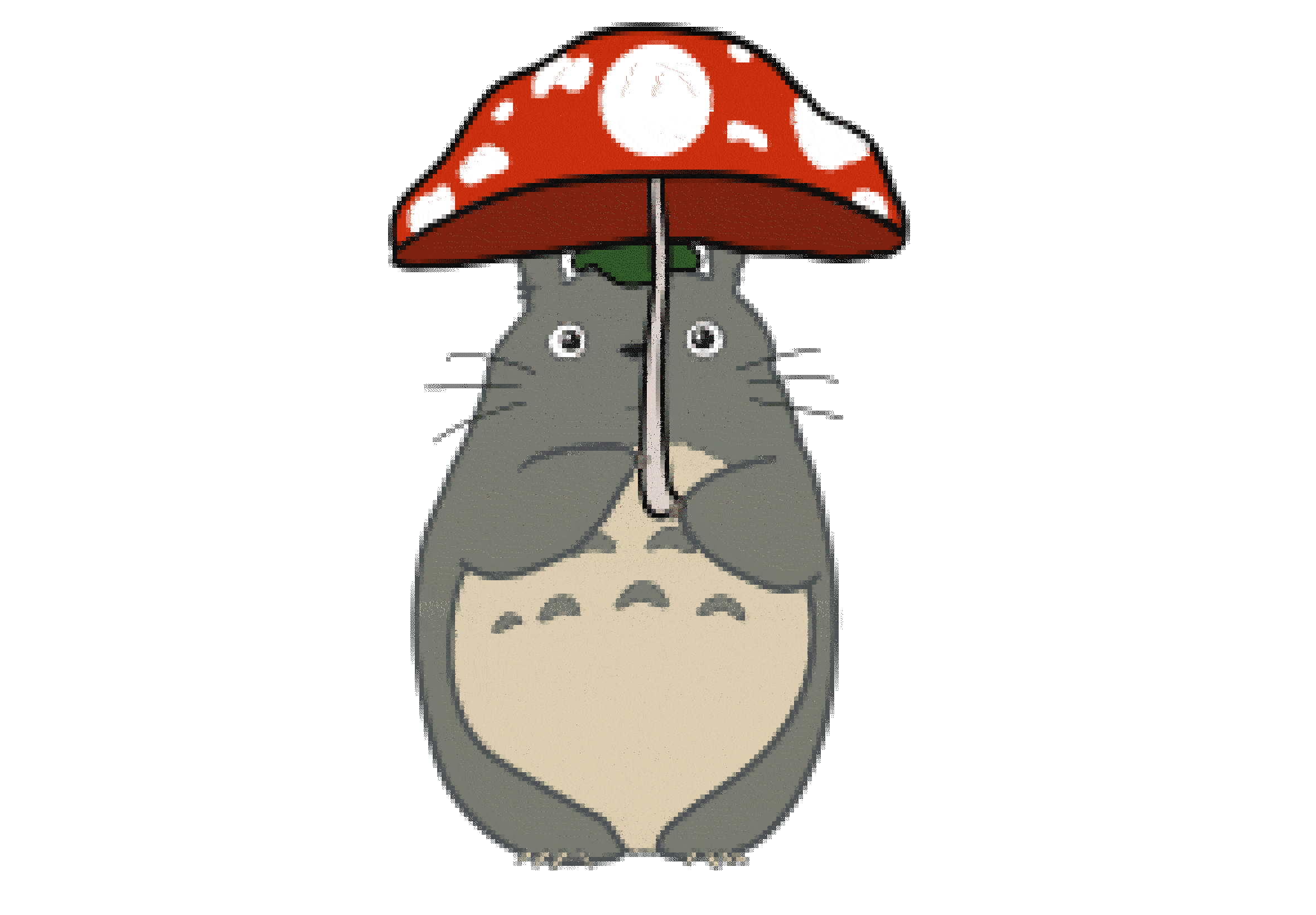 Totoro blinking gif