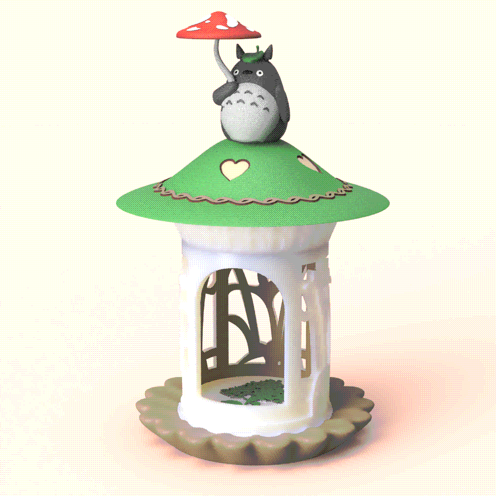 Rendered image of 3D modeled project from Fusion 360
