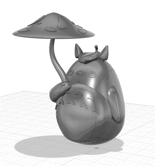 Fusion 360 model of Totoro
